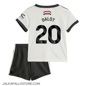 Manchester United Diogo Dalot #20 Kolmaspaita Lapsille 2024-25 Lyhythihainen (+ shortsit)